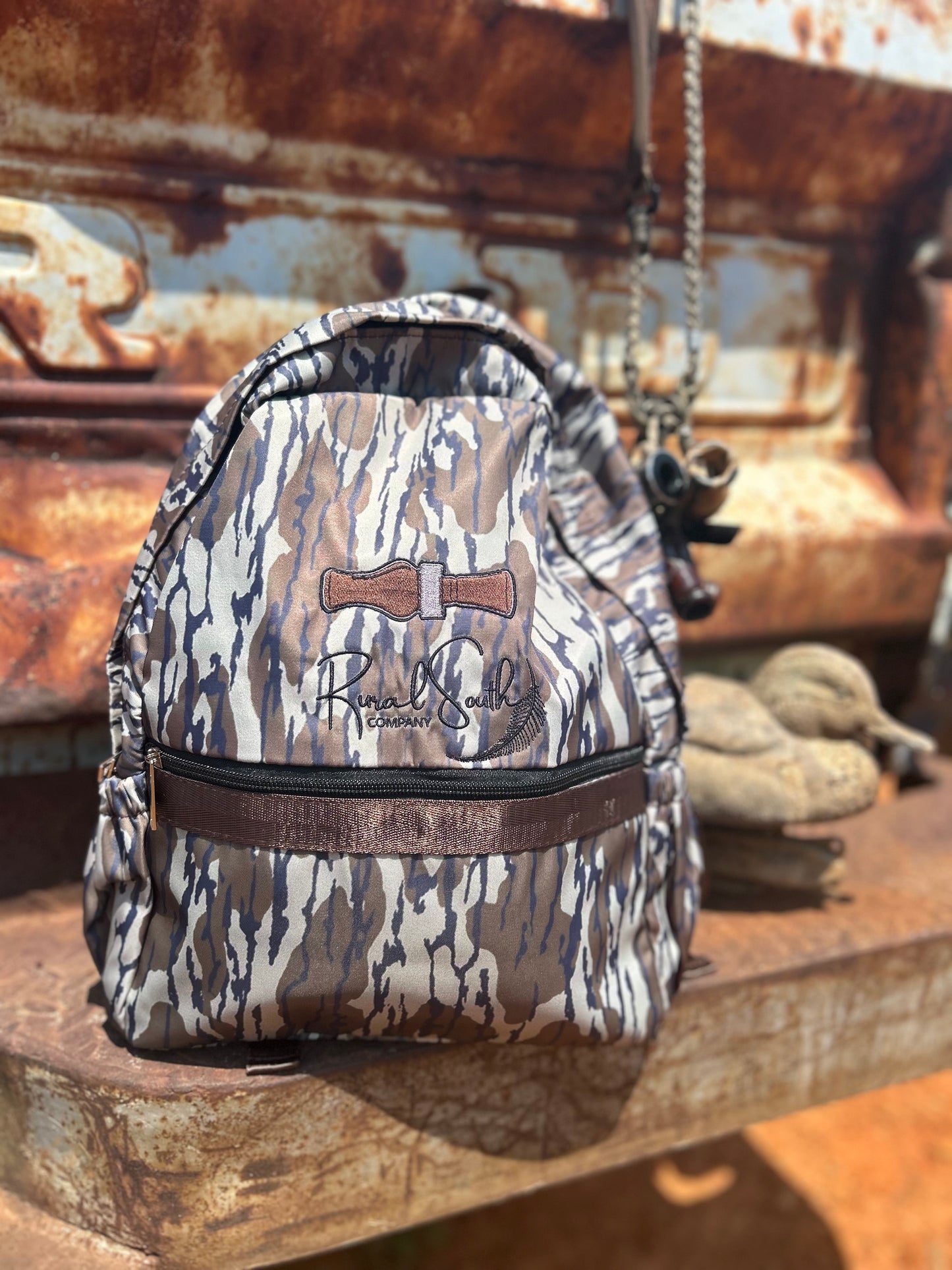 Toddler Camo Camp Bag with Embroidered Duck Call – Perfect for Little Adventurers
