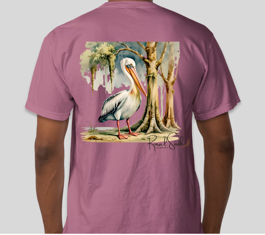 Rural South Pelican Pocket Tee – Southern Bayou Collection