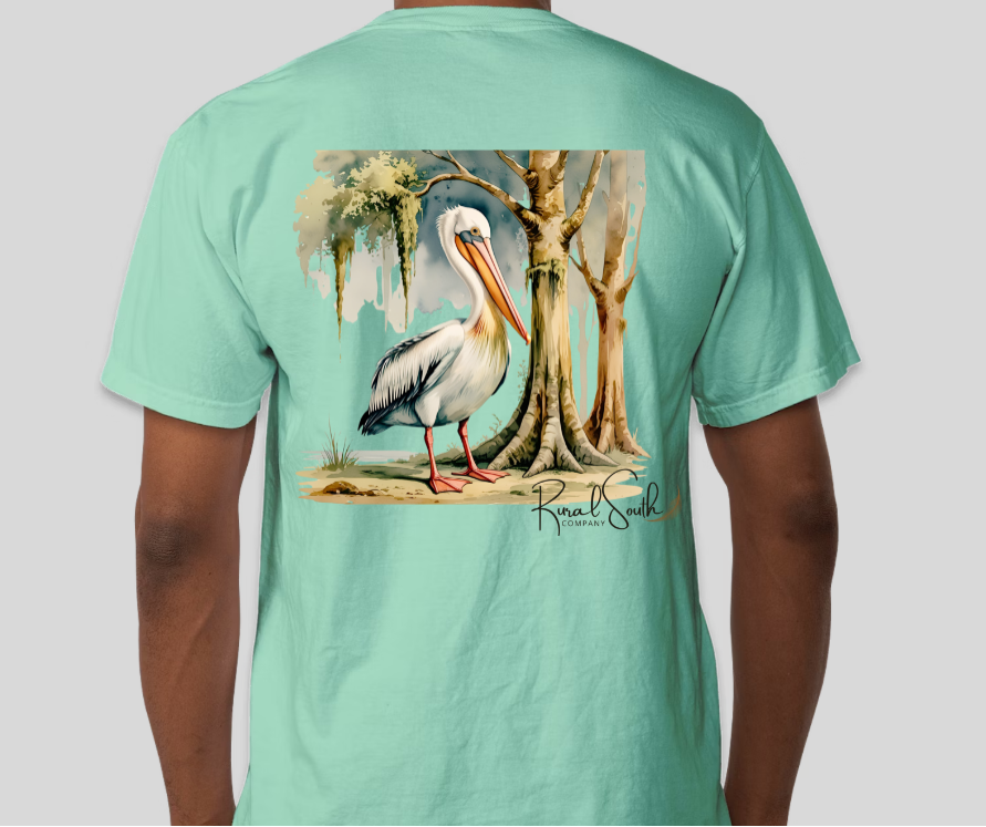 Rural South Pelican Pocket Tee – Southern Bayou Collection