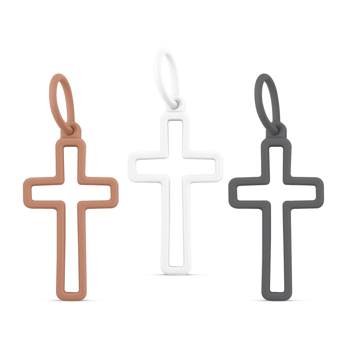 Cross Charm set of 3