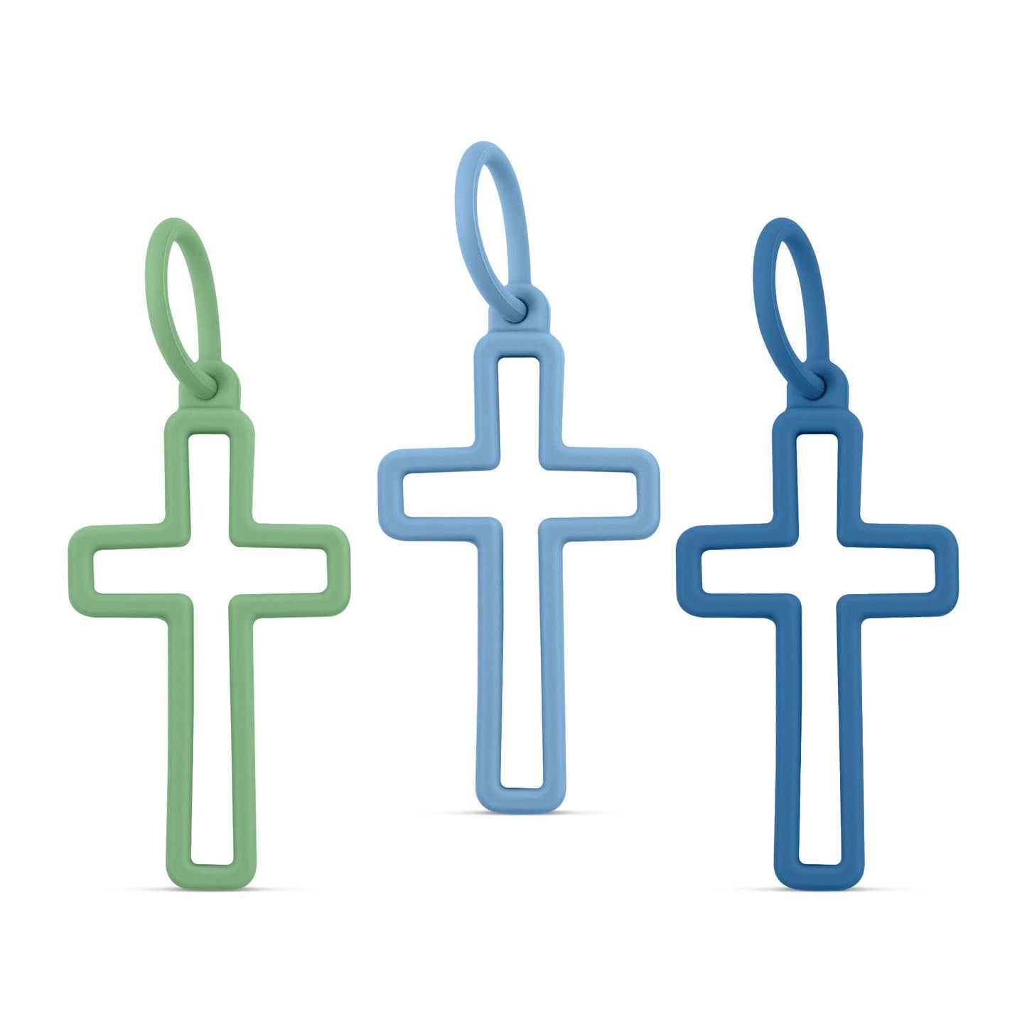Cross Charm set of 3
