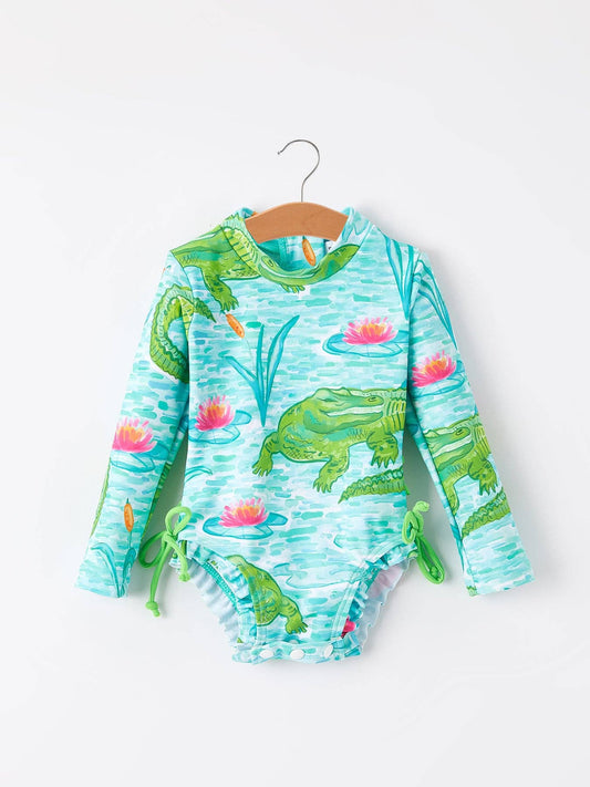 Later Gator Girls' Swimsuit