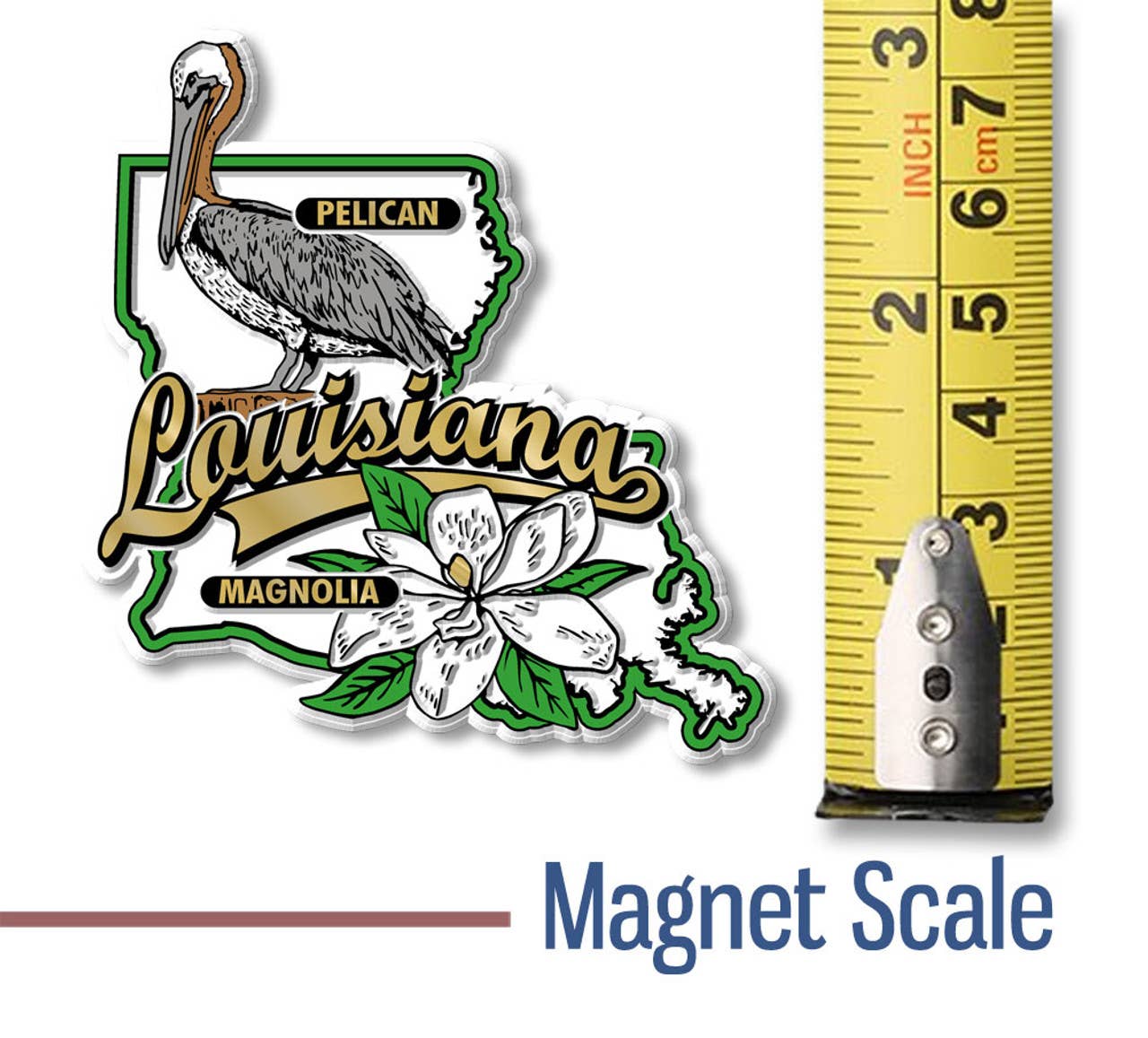 Louisiana Pelican Magnet
