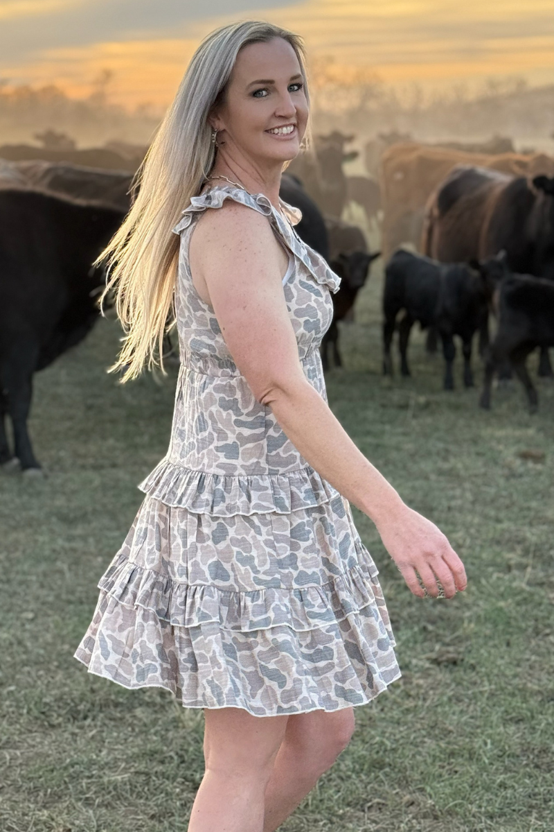 You Can't See Me Camo Dress