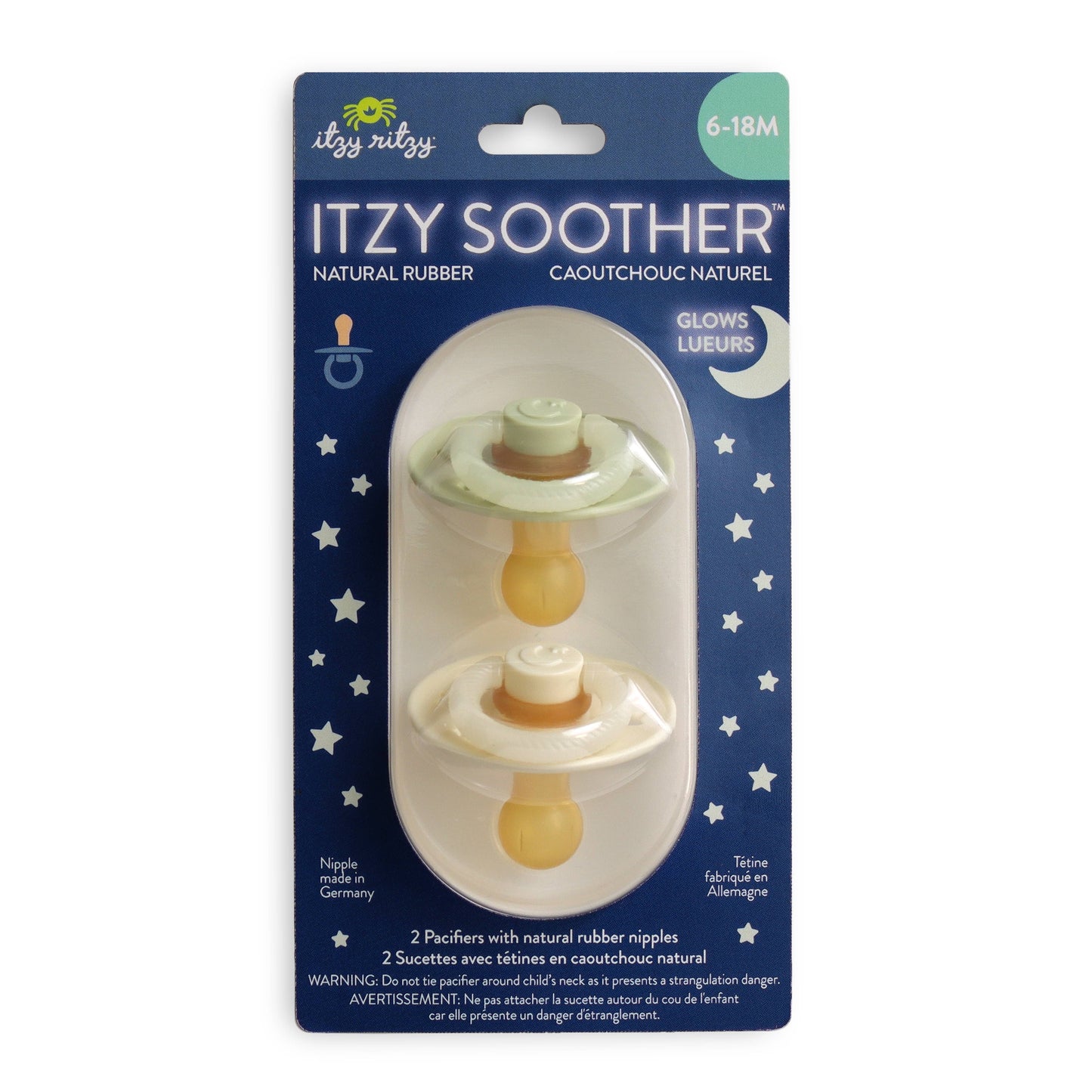 Itzy Soother™ Natural Rubber Paci Sets