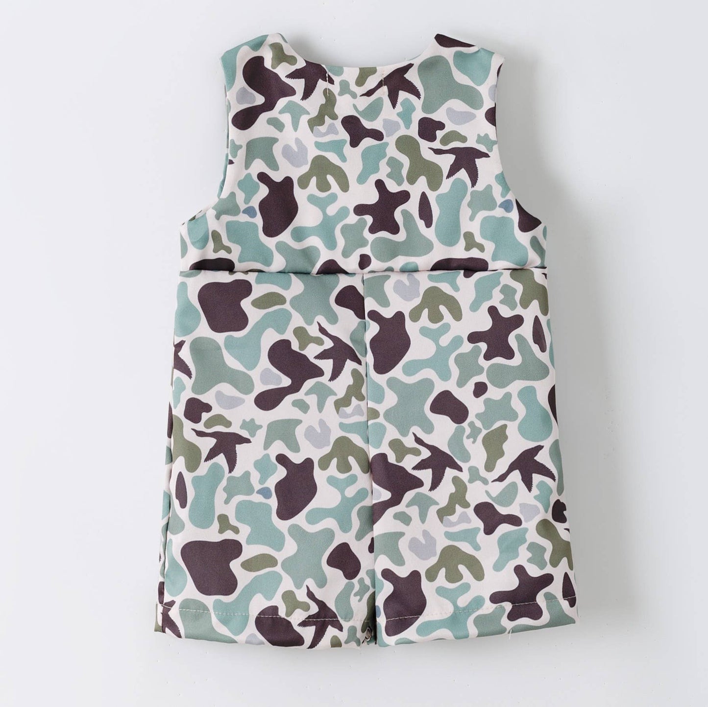 Muted Camo Smocked Baby Jon Jon