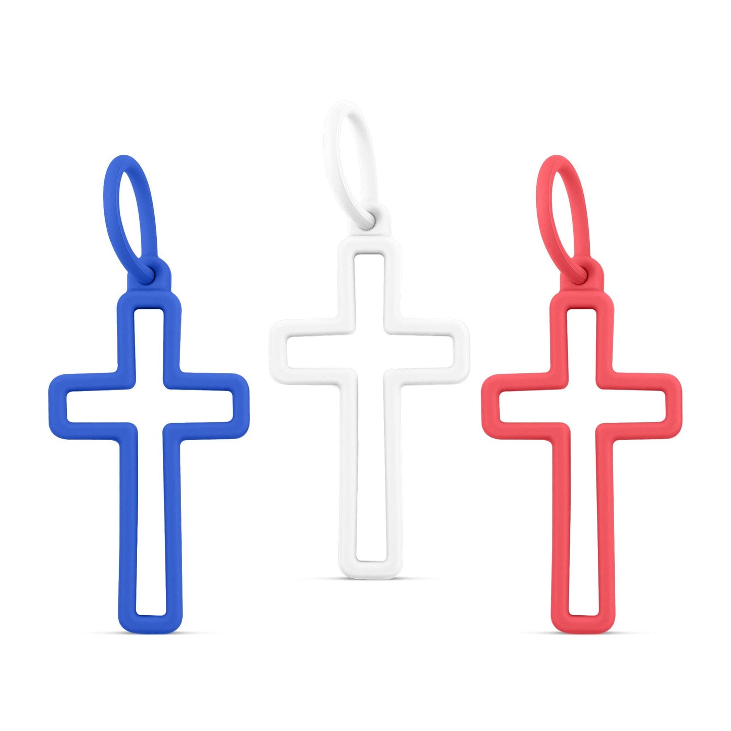Cross Charm set of 3
