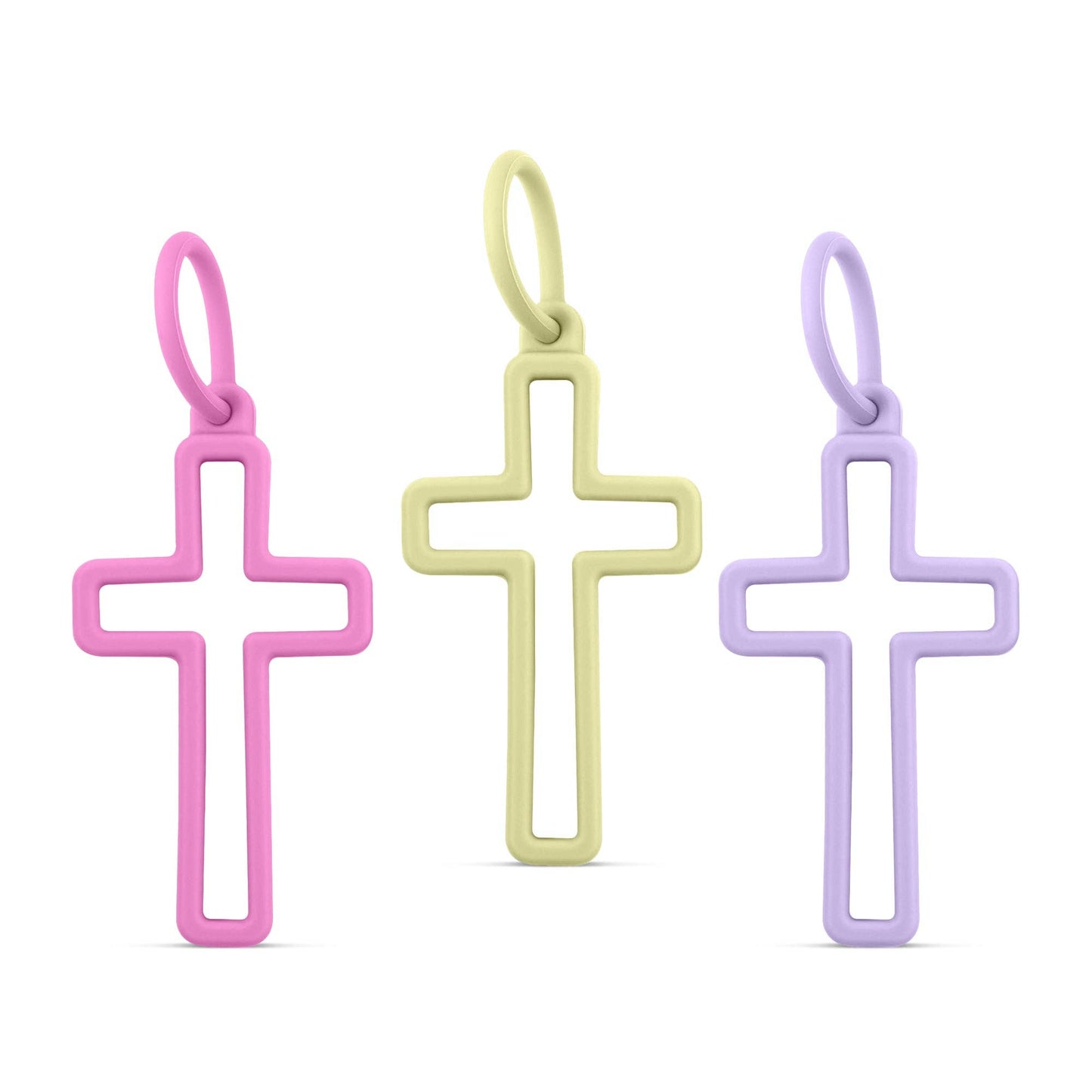 Cross Charm set of 3
