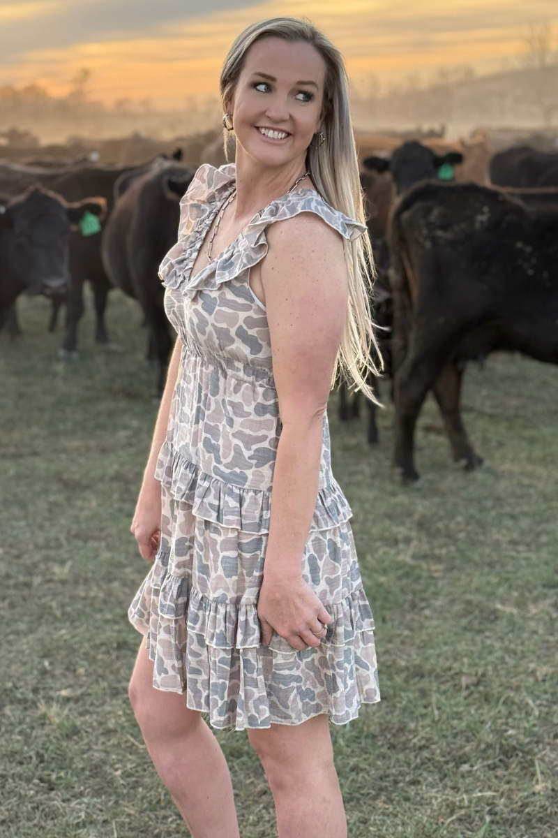 You Can't See Me Camo Dress