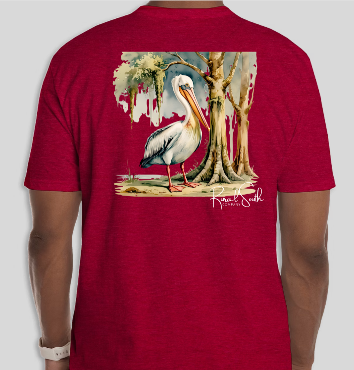 Rural South Pelican Pocket Tee – Southern Bayou Collection