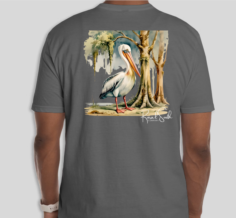 Rural South Pelican Pocket Tee – Southern Bayou Collection