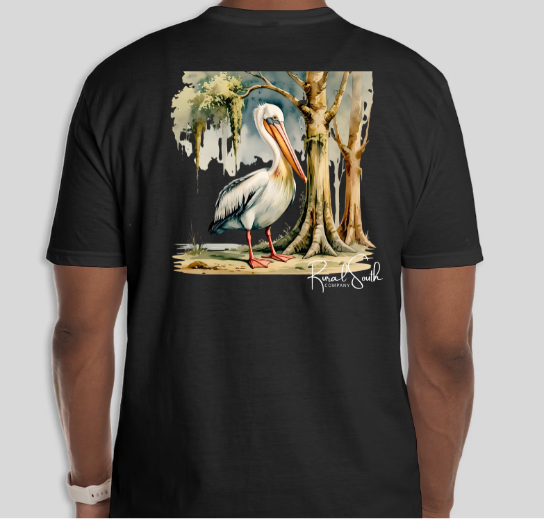 Rural South Pelican Pocket Tee – Southern Bayou Collection
