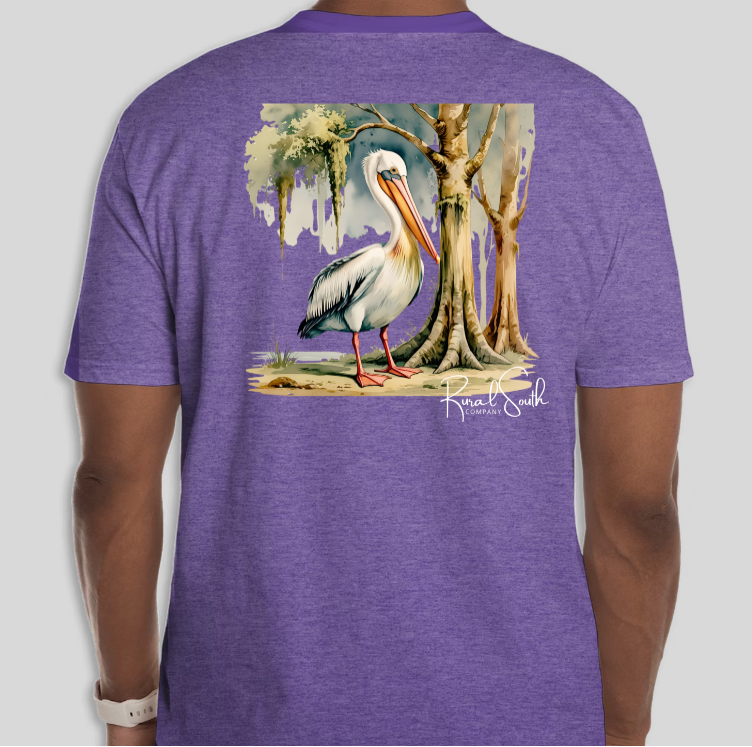Rural South Pelican Pocket Tee – Southern Bayou Collection