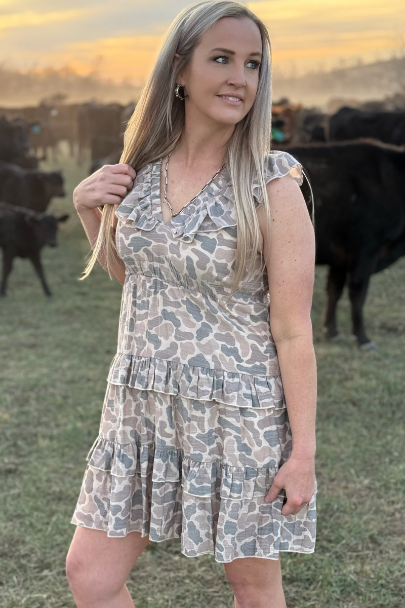 You Can't See Me Camo Dress