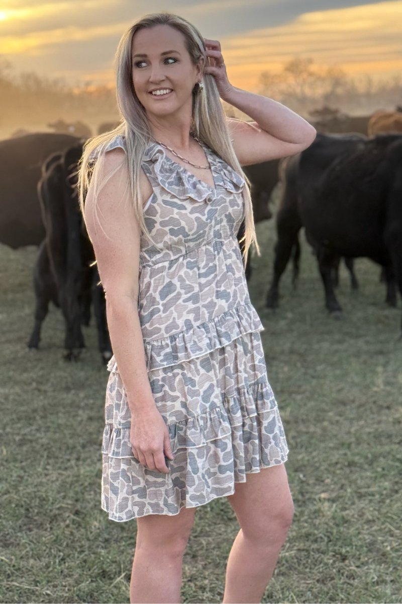 You Can't See Me Camo Dress
