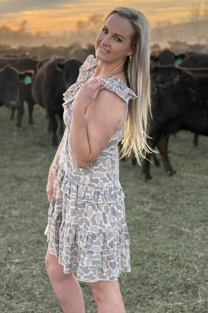 You Can't See Me Camo Dress