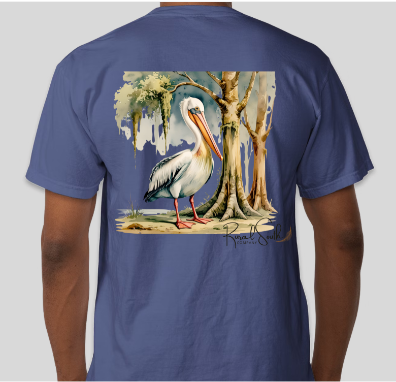 Rural South Pelican Pocket Tee – Southern Bayou Collection