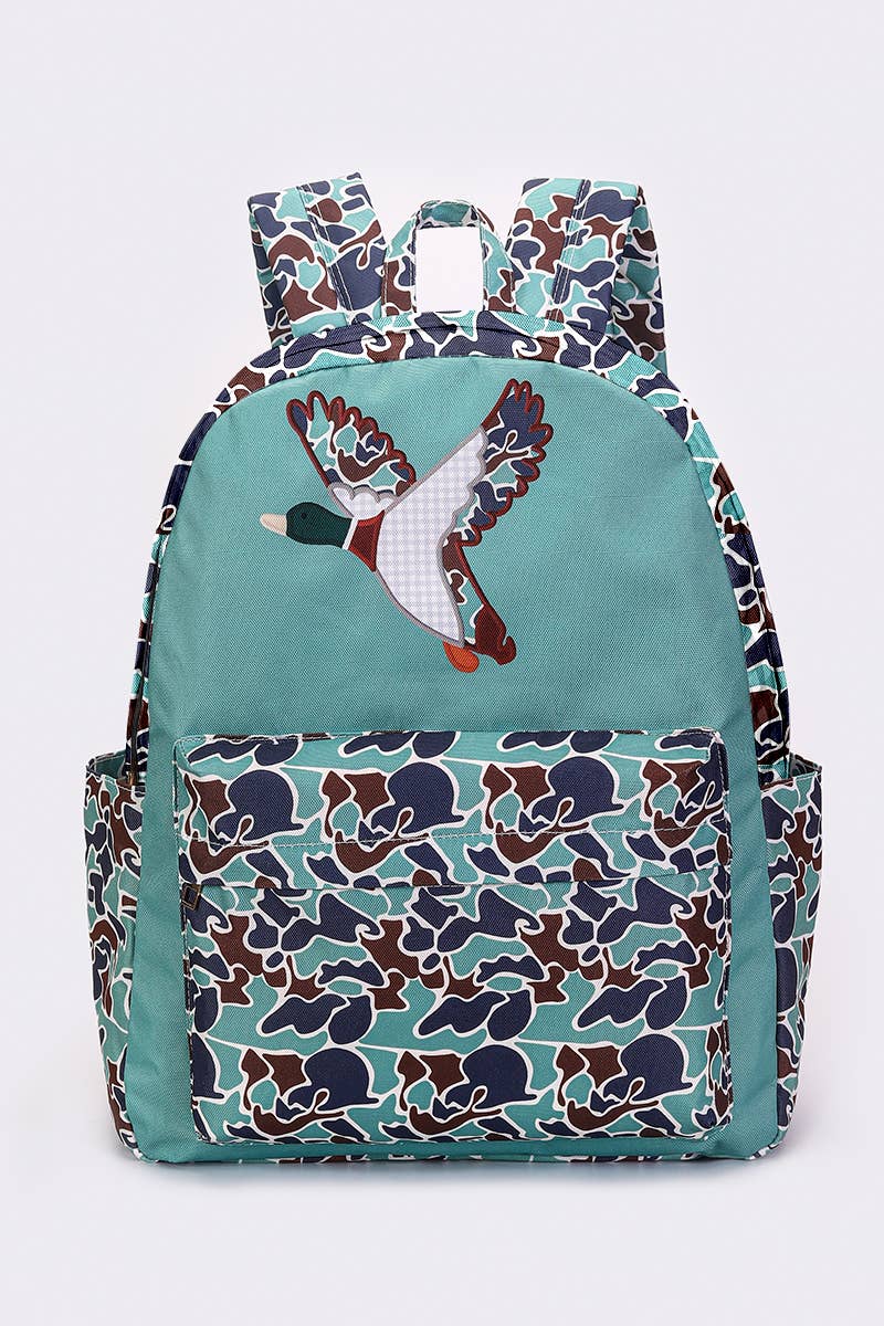 Camouflage Duck Hunting Canvas Backpack