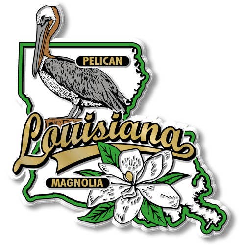 Louisiana Pelican Magnet
