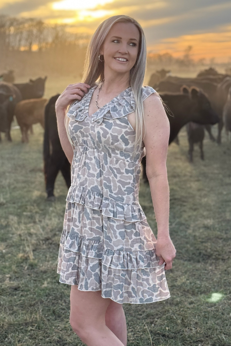 You Can't See Me Camo Dress