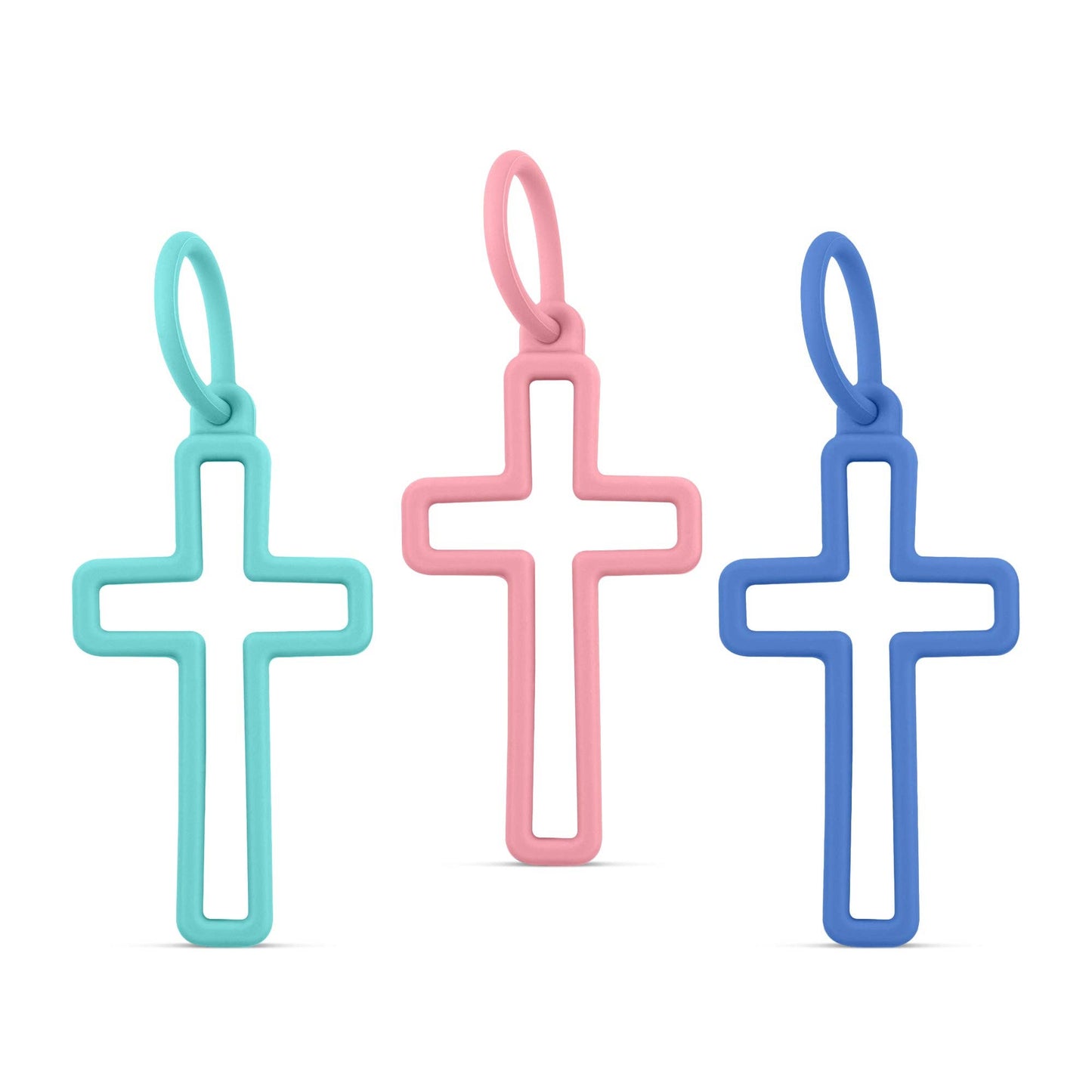 Cross Charm set of 3